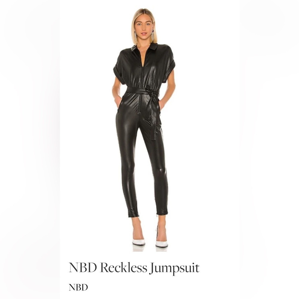 NBD Reckless jumpsuit in black